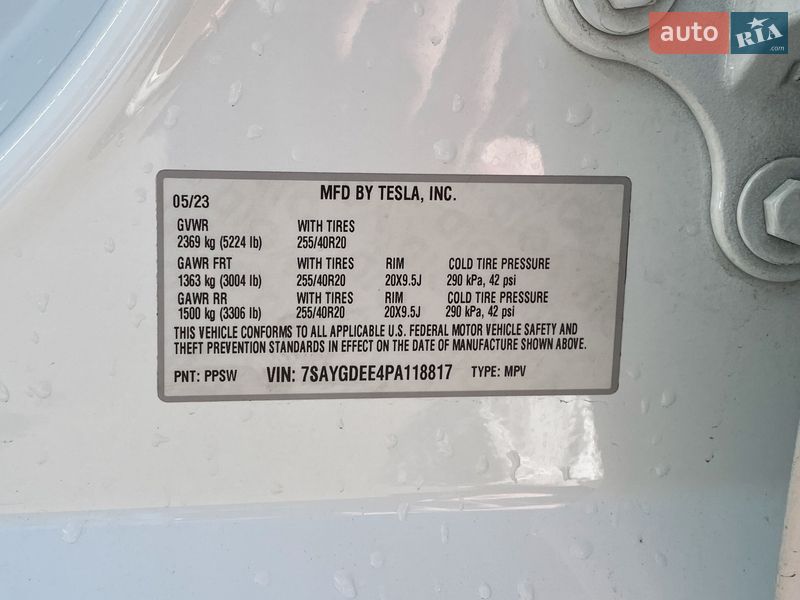 Внедорожник / Кроссовер Tesla Model Y 2023 в Киеве фото 24 Внедорожник / Кроссовер Tesla Model Y 2023 в Киеве