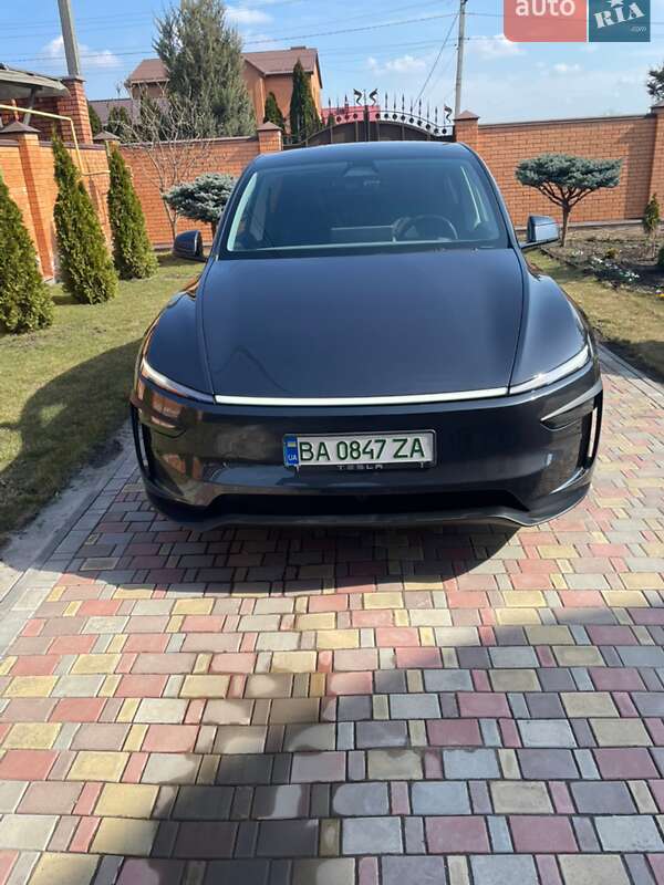 2025 Tesla Model Y, VIN 7SAYGDEE4TA407089:plate — photo 1 (autoria)