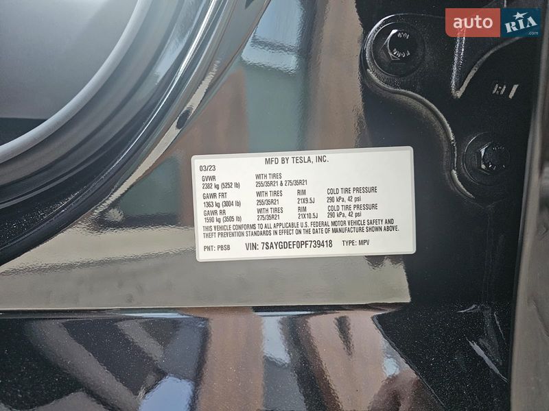 Внедорожник / Кроссовер Tesla Model Y 2023 в Киеве фото 11 Внедорожник / Кроссовер Tesla Model Y 2023 в Киеве