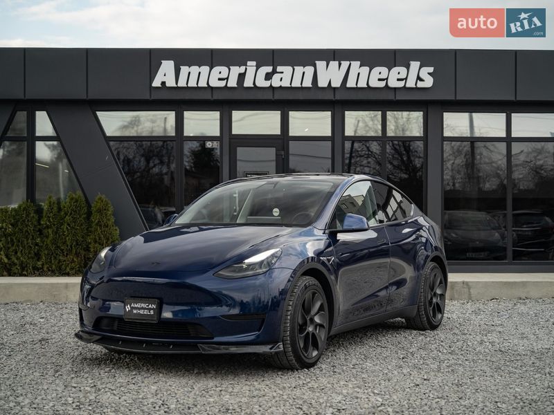 2021 Tesla Model Y, VIN 7SAYGDEE7NF314962:plate — фото 1 (autoria)