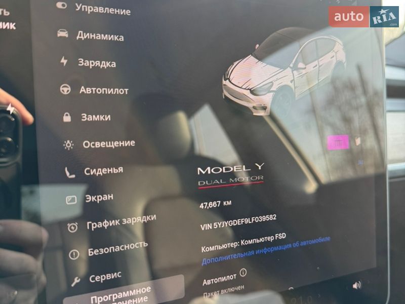 Позашляховик / Кросовер Tesla Model Y 2020 в Житомирі фото 31 Позашляховик / Кросовер Tesla Model Y 2020 в Житомирі