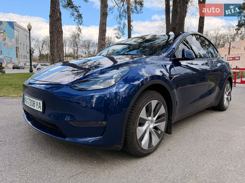 2023 Tesla Model Y, VIN 7SAYGDEE7PF665793:plate — фото 1 (autoria)