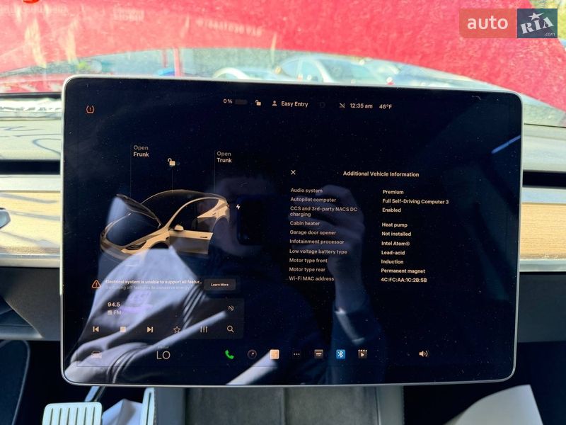 Внедорожник / Кроссовер Tesla Model Y 2021 в Луцке фото 7 Внедорожник / Кроссовер Tesla Model Y 2021 в Луцке