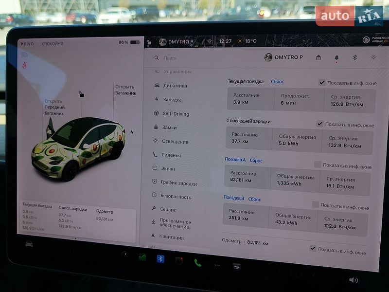 Внедорожник / Кроссовер Tesla Model Y 2021 в Киеве