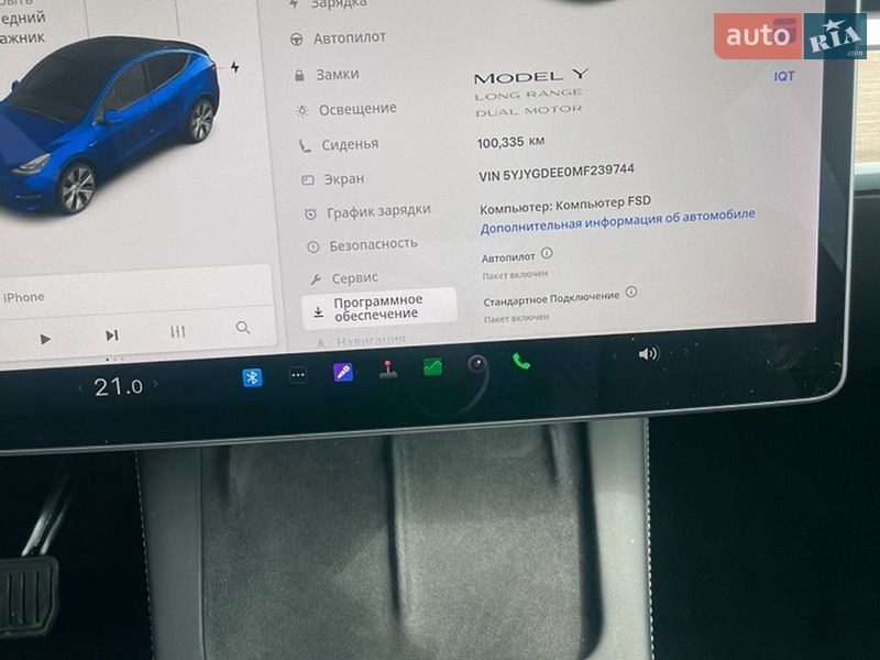 Позашляховик / Кросовер Tesla Model Y 2021 в Запоріжжі