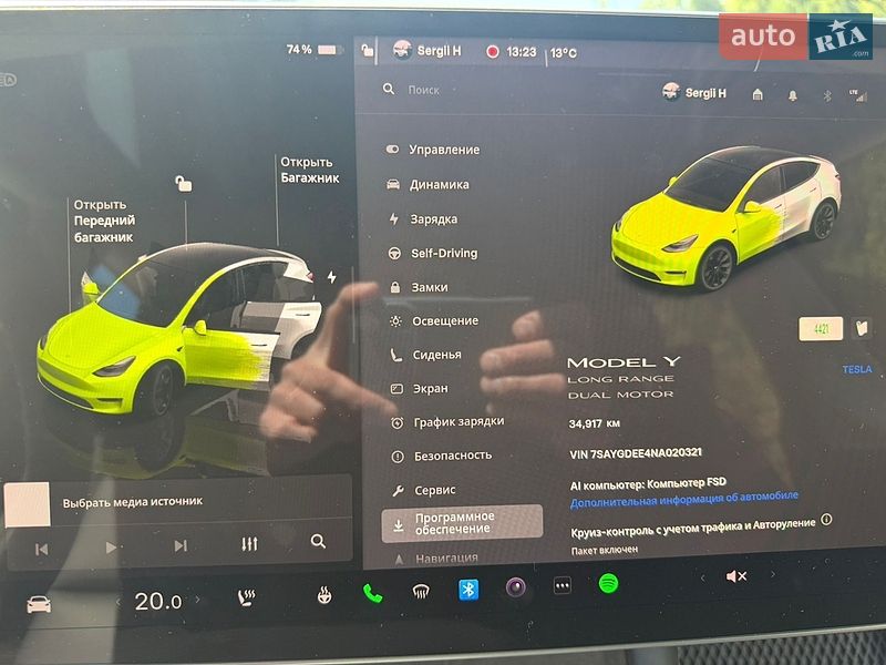 Позашляховик / Кросовер Tesla Model Y 2022 в Самборі