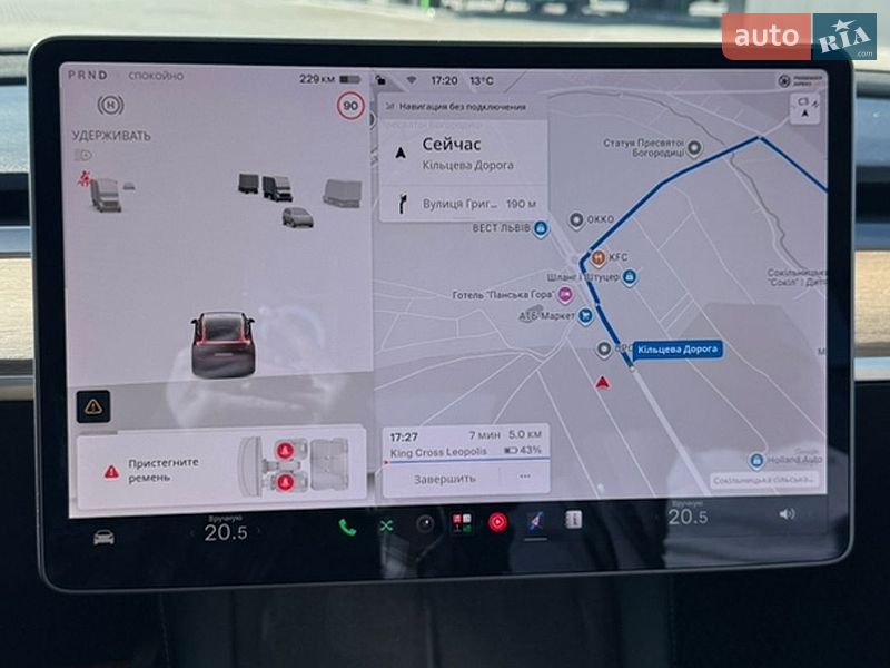 Внедорожник / Кроссовер Tesla Model Y 2021 в Львове