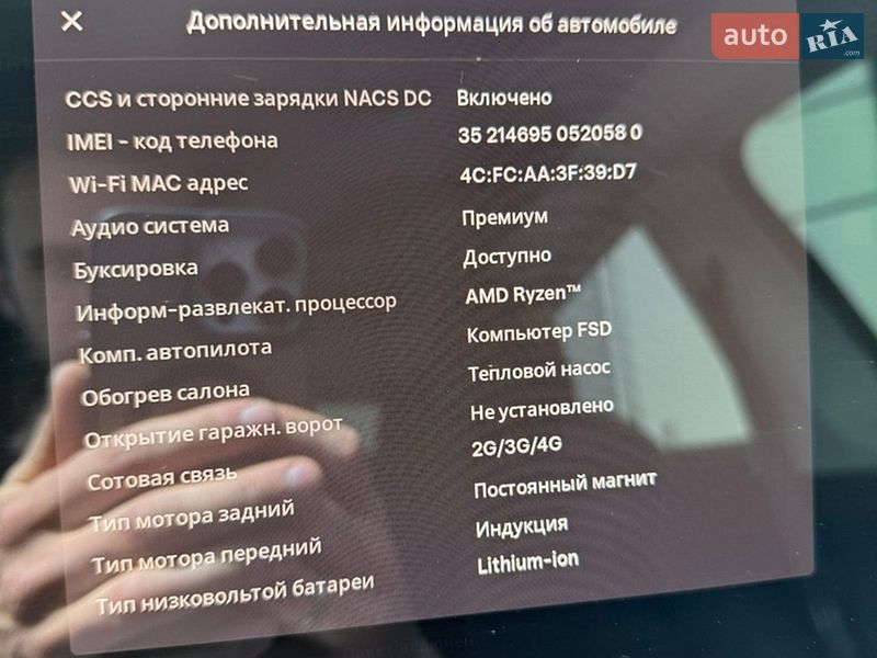 Внедорожник / Кроссовер Tesla Model Y 2022 в Виннице
