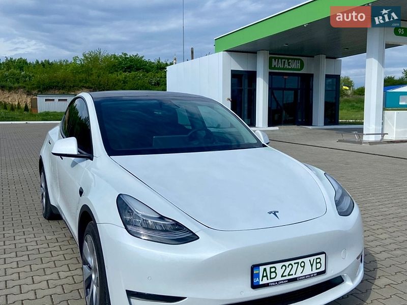 2022 Tesla Model Y, VIN 7SAYGDEE5NA022837:plate — фото 1 (autoria)
