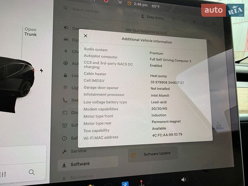 Внедорожник / Кроссовер Tesla Model Y 2021 в Львове