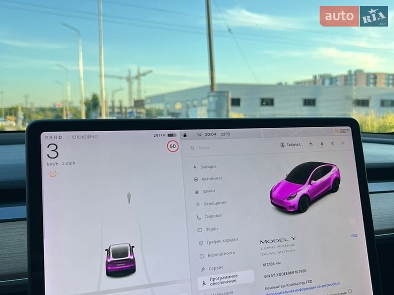 Внедорожник / Кроссовер Tesla Model Y 2021 в Виннице