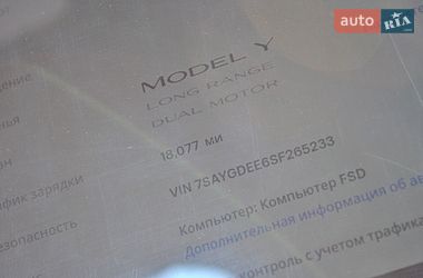 Внедорожник / Кроссовер Tesla Model Y 2025 в Луцке