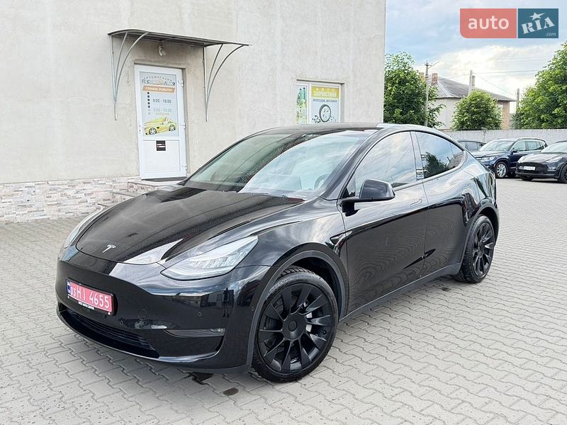 2020 Tesla Model Y, VIN 5YJYGDEE4LF036130:plate — фото 1 (autoria)