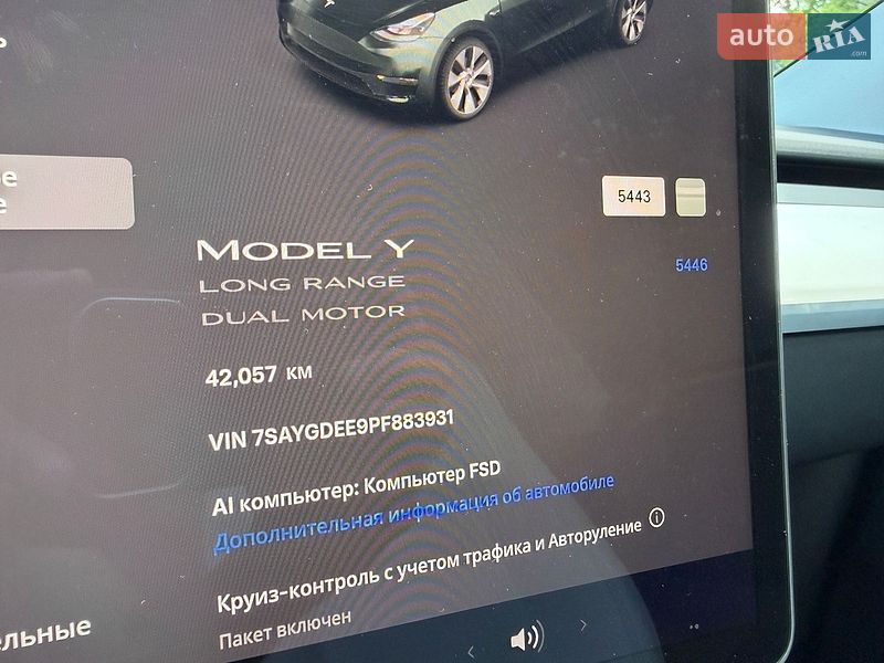 Позашляховик / Кросовер Tesla Model Y 2023 в Броварах