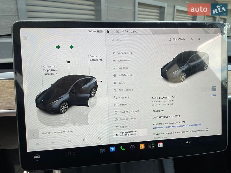 Внедорожник / Кроссовер Tesla Model Y 2024 в Киеве
