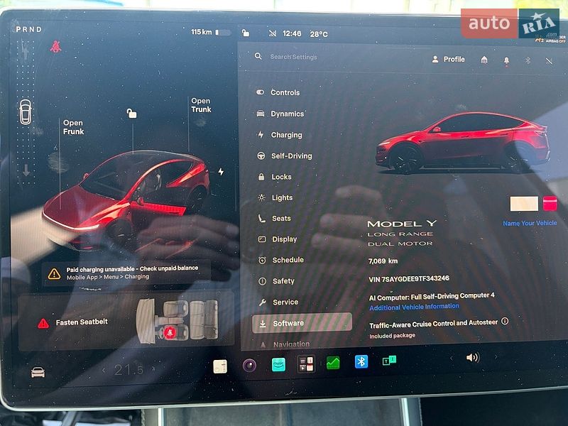 Внедорожник / Кроссовер Tesla Model Y 2025 в Киеве