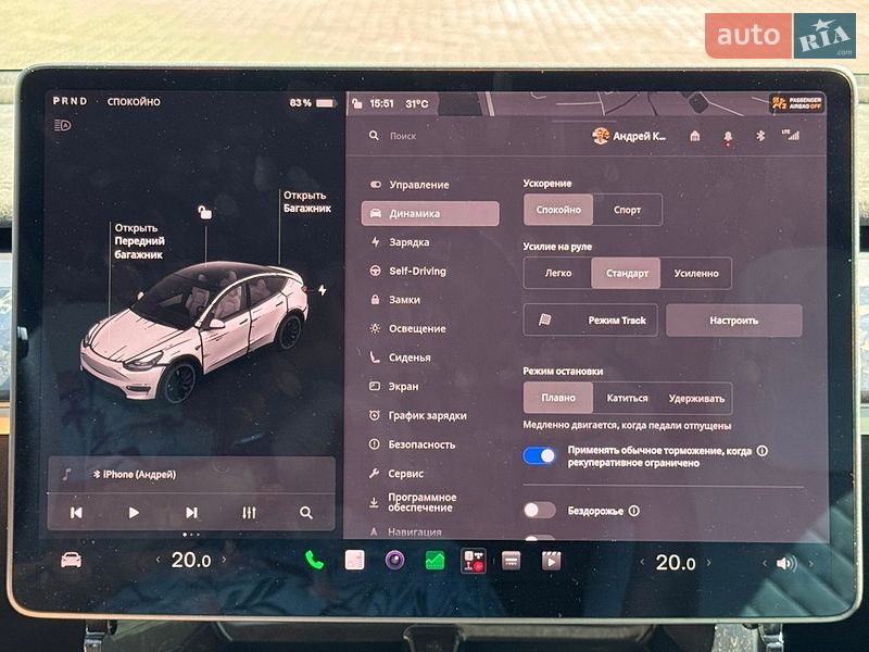 Внедорожник / Кроссовер Tesla Model Y 2021 в Кривом Роге