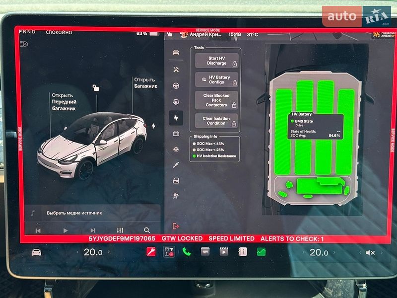 Внедорожник / Кроссовер Tesla Model Y 2021 в Кривом Роге