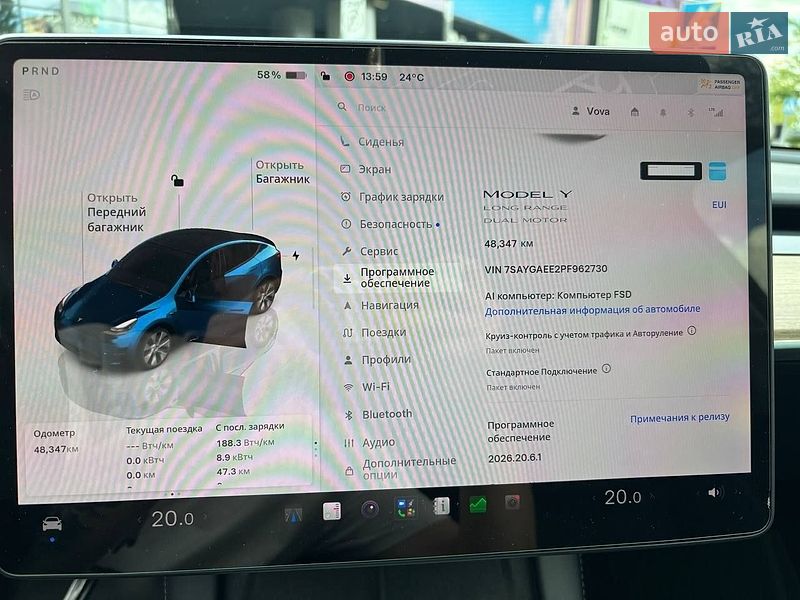 Позашляховик / Кросовер Tesla Model Y 2023 в Києві