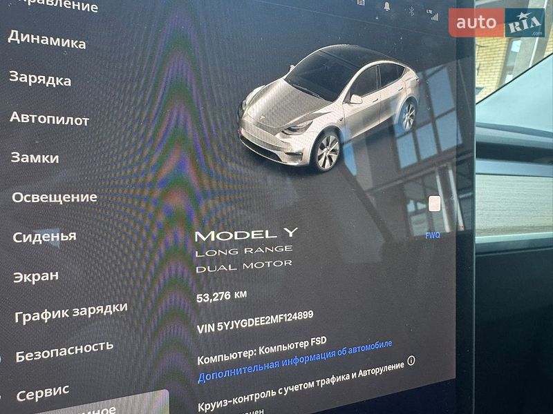 Внедорожник / Кроссовер Tesla Model Y 2021 в Белой Церкви