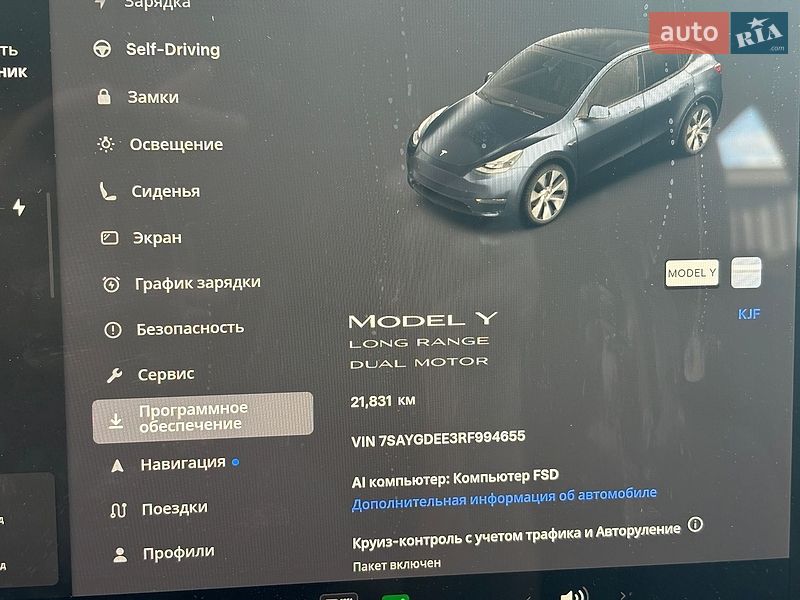 Позашляховик / Кросовер Tesla Model Y 2024 в Дніпрі