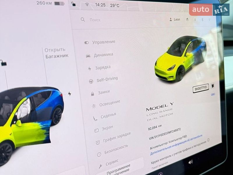Внедорожник / Кроссовер Tesla Model Y 2021 в Ровно фото 15 Внедорожник / Кроссовер Tesla Model Y 2021 в Ровно