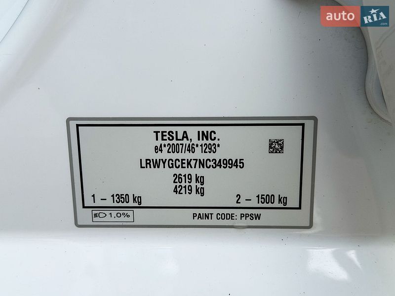 Позашляховик / Кросовер Tesla Model Y 2022 в Києві