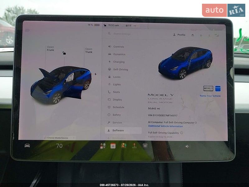 Позашляховик / Кросовер Tesla Model Y 2021 в Львові
