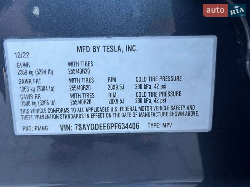 Позашляховик / Кросовер Tesla Model Y 2023 в Одесі