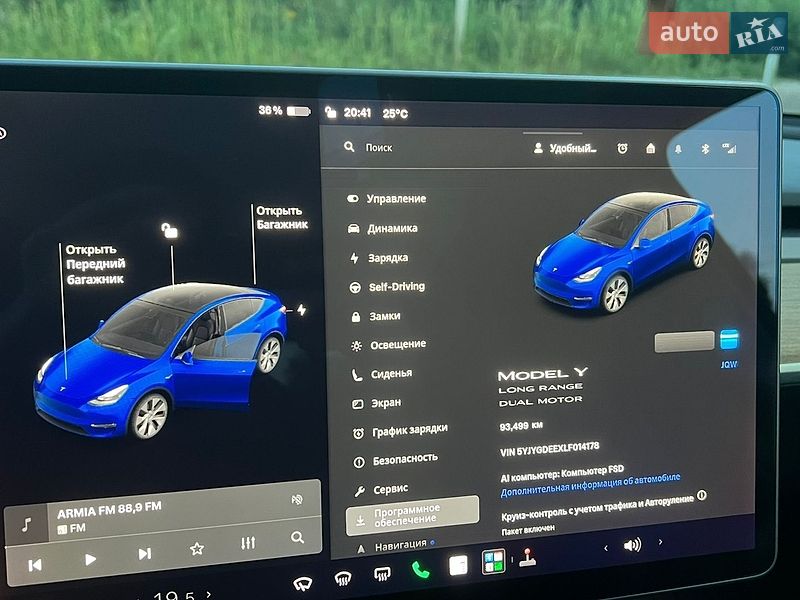 Позашляховик / Кросовер Tesla Model Y 2020 в Яворові