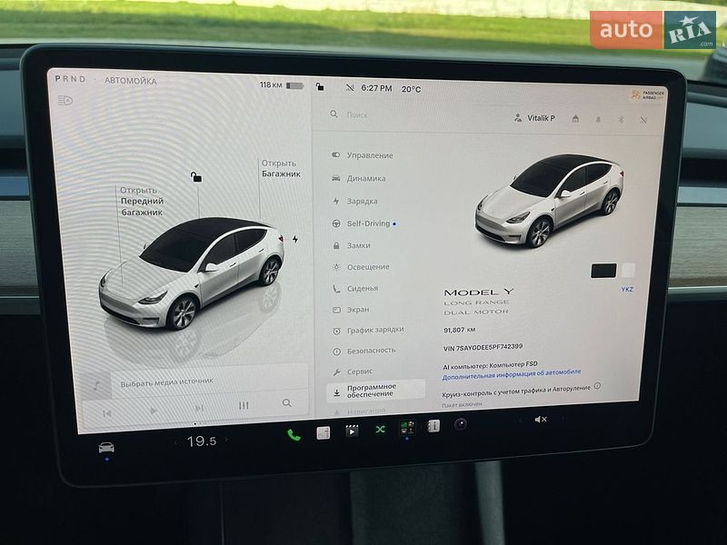 Внедорожник / Кроссовер Tesla Model Y 2023 в Луцке фото 50 Внедорожник / Кроссовер Tesla Model Y 2023 в Луцке