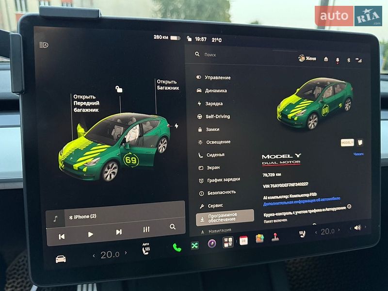 Внедорожник / Кроссовер Tesla Model Y 2021 в Фастове