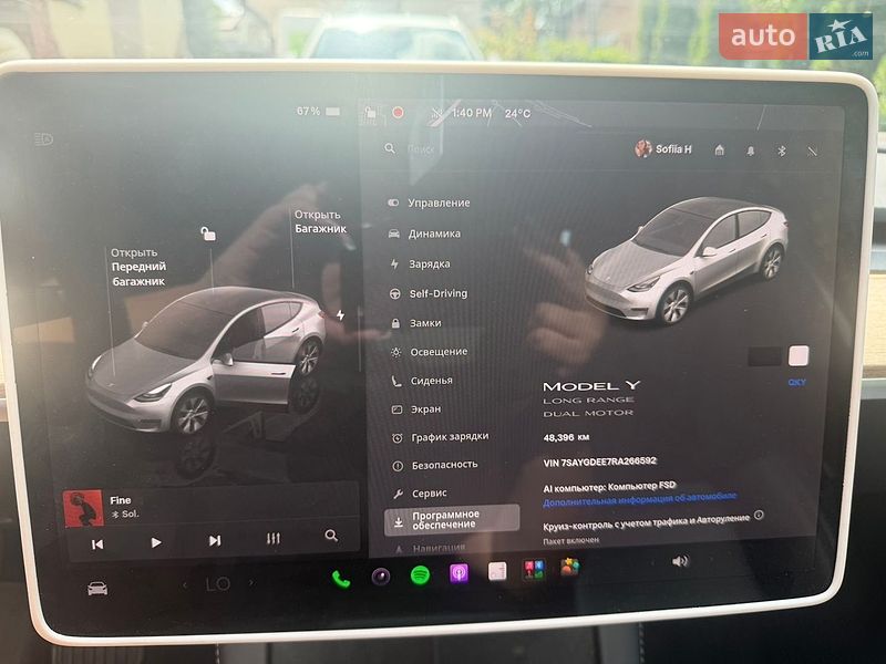 Внедорожник / Кроссовер Tesla Model Y 2024 в Тернополе фото 11 Внедорожник / Кроссовер Tesla Model Y 2024 в Тернополе
