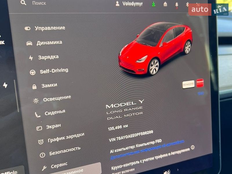 Позашляховик / Кросовер Tesla Model Y 2022 в Тернополі