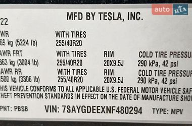 Позашляховик / Кросовер Tesla Model Y 2022 в Сумах