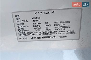 Позашляховик / Кросовер Tesla Model Y 2020 в Івано-Франківську