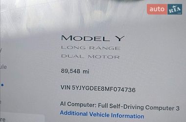 Внедорожник / Кроссовер Tesla Model Y 2020 в Ивано-Франковске