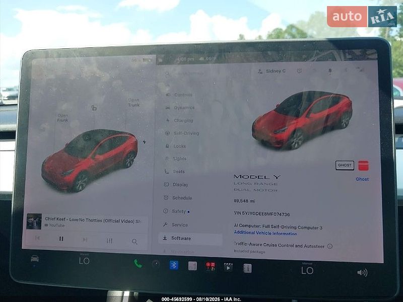 Позашляховик / Кросовер Tesla Model Y 2020 в Івано-Франківську