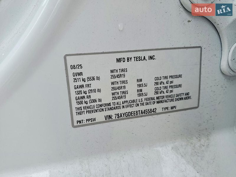 Внедорожник / Кроссовер Tesla Model Y 2026 в Львове