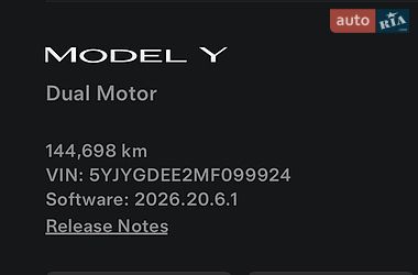 Внедорожник / Кроссовер Tesla Model Y 2021 в Киеве