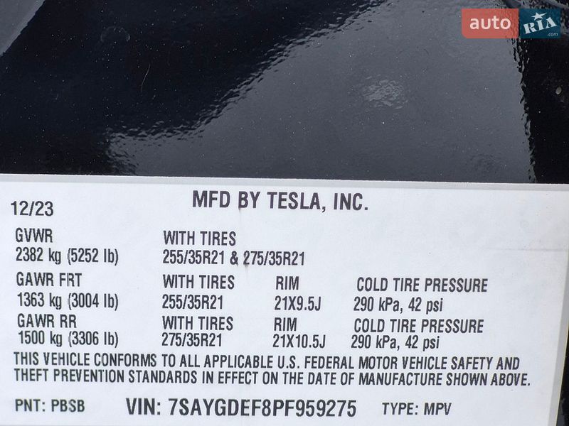Позашляховик / Кросовер Tesla Model Y 2023 в Дніпрі