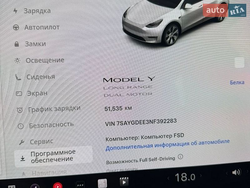 Позашляховик / Кросовер Tesla Model Y 2022 в Вінниці
