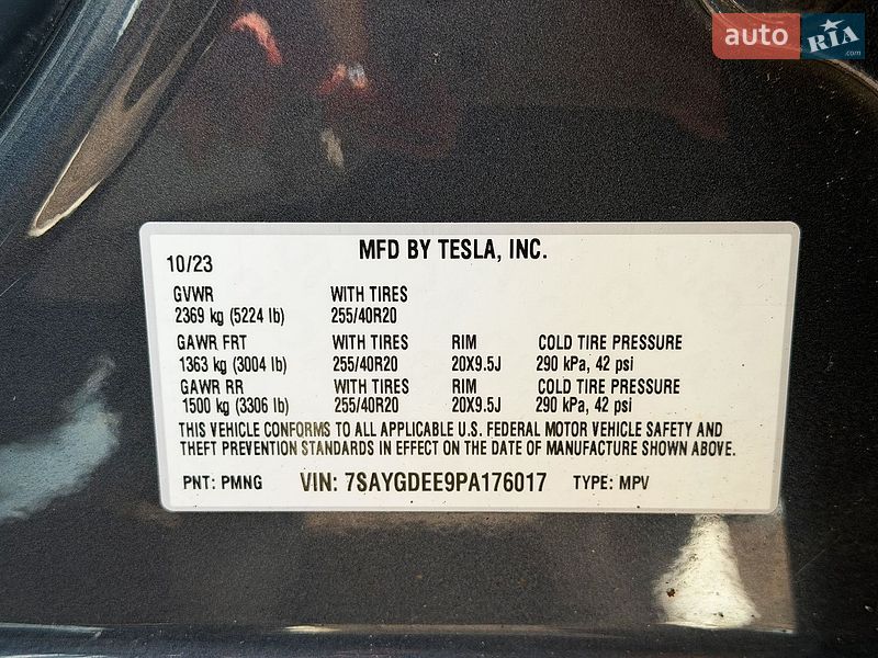 Внедорожник / Кроссовер Tesla Model Y 2023 в Киеве фото 28 Внедорожник / Кроссовер Tesla Model Y 2023 в Киеве