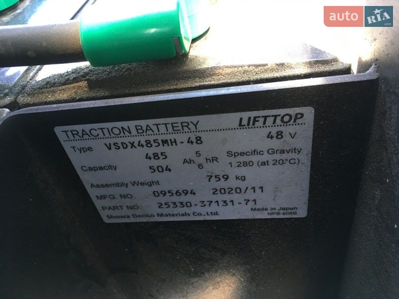 Вилочный погрузчик Toyota 8FBMT15 2020 в Николаеве