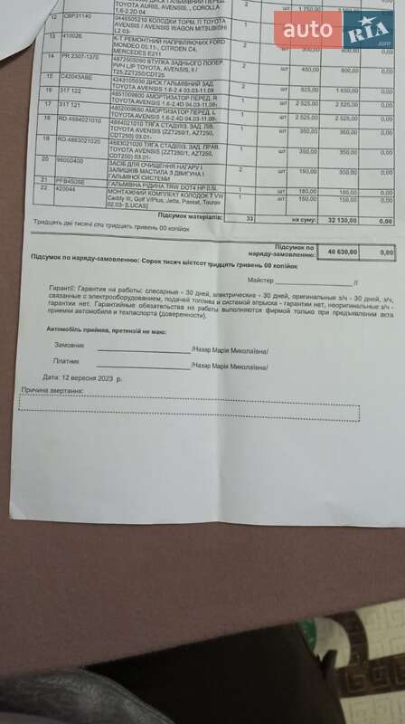 Универсал Toyota Avensis 2006 в Сколе