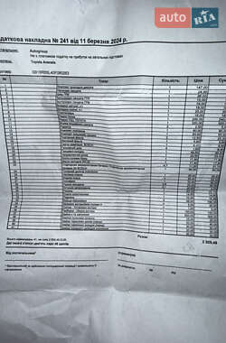 Седан Toyota Avensis 2004 в Ужгороді