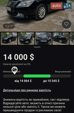 Седан Toyota Camry 2014 в 