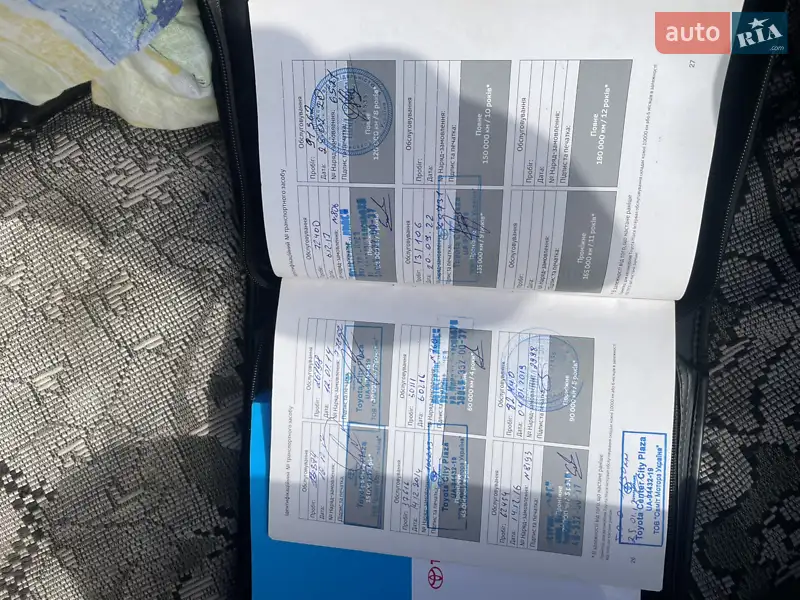 Седан Toyota Camry 2011 в Киеве документ