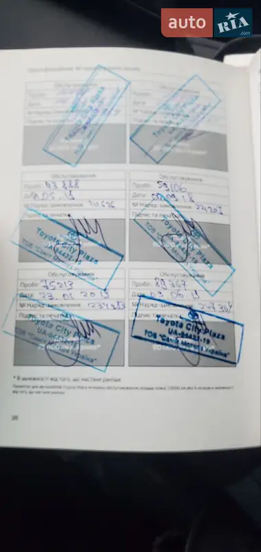 Седан Toyota Camry 2016 в Киеве документ