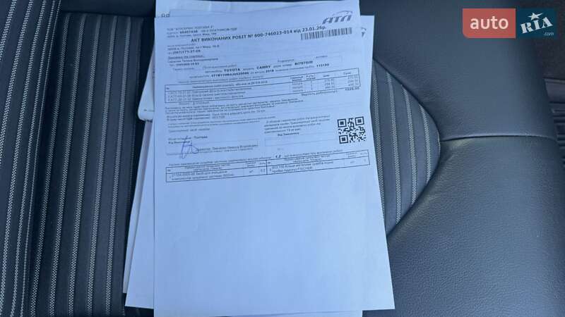 Седан Toyota Camry 2018 в Полтаве фото 20 Седан Toyota Camry 2018 в Полтаве